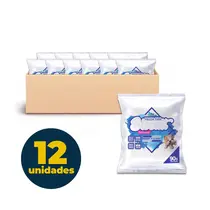 Massa para Biscuit 90g Polycol Natural com 12 Unidades