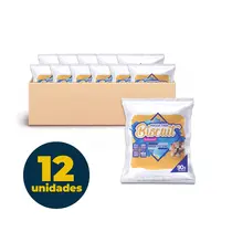 Massa para Biscuit 90g Polycol Pêssego com 12 Unidades