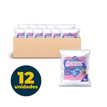 Massa para Biscuit 90g Polycol Rosa com 12 Unidades