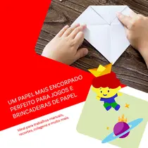 Papel Sulfite 180g A4 21cm x 29,7cm 50 Folhas Chamequinho