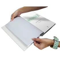 Capa Plástica para Livro e Caderno Universitário 02 Unidades  Ajustável Dac