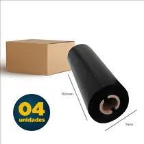 Ribbon Cera 110mmx74m Mastercorp G60 Plus com 04 Unidades