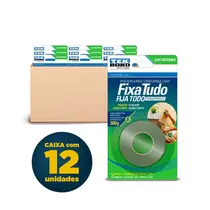 FITA DUPLA FACE TRANSPARENTE 19MMX2M FIXA TUDO TEK BOND  12 R