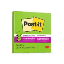 Recado Adesivo Removível 76mmx76mm Pop-Up Post-it 90 Folhas Limonada com 12 Unidades