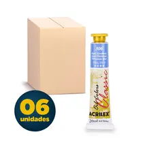 Tinta Óleo Bisnaga 20ml Acrilex Oil Colors Azul Hortênsia 306 com 06 Unidades