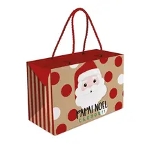 Caixa Presente com Alça P 23cmx10cmx14cm Cromus Prime Noelito com 10 Caixas