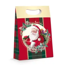 Caixa Presente Plus P 18cmx7,5cmx25cm Cromus Boas Festas com 10 Unidades