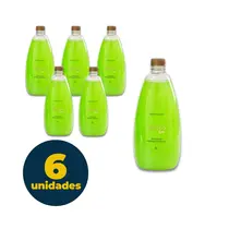 Sabonete Líquido 01 Litro Sensus Luxo Erva Doce com 06 Unidades