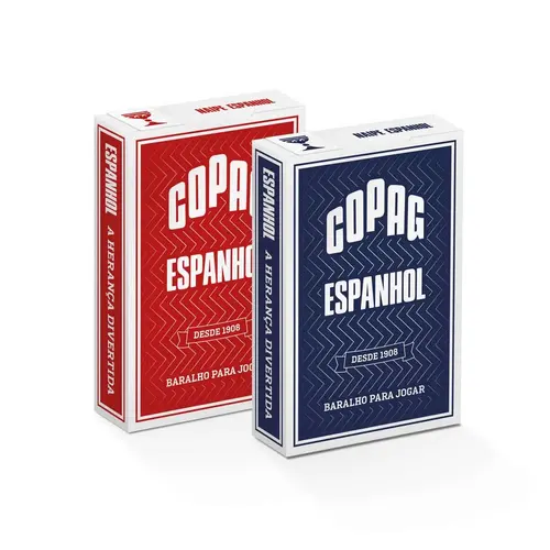 Jogo de Baralho Espanhol 50 Cartas Copag com 12 Unidades