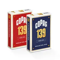 Jogo de Baralho 139 Tradicional 55 Cartas Copag com 12 Unidades