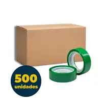 Fita Adesiva Colorida 12mmx10m Adere Verde com 168 Rolos