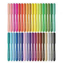 Hidrocor 32 Cores + 4 Neon Faber-Castell Ponta Vai e Vem com 02 Estojos