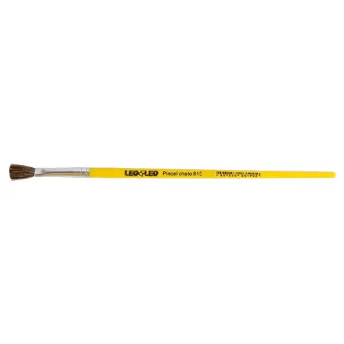 Pincel de Pintura Chato Leo e Leo 815-04 com 12 Unidades