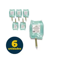 Sabonete Líquido Refil 800ml Soft Plus Flores do Campo Azul com 06 Unidades