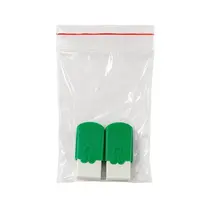 Saco Zip Multiuso 6cm x 8,5cm Transparente Liso Pacote com 100 Unidades