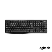 Teclado Sem Fio Logitech K270 com Teclas de mídia de Fácil Acesso, Conexão USB e Pilhas Inclusas