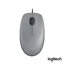 Mouse Com Fio USB Logitech M110 Cinza