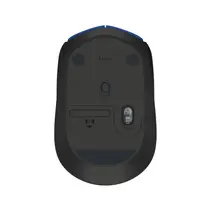 Mouse Sem Fio Logitech M170 Azul, Design Ambidestro Compacto, 1000DPI, Conexão USB e Pilha Inclusa