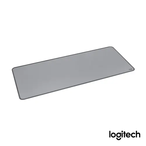 Mouse Pad Liso 70cmx30cm Logitech Desk Mat Cinza