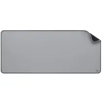 Mouse Pad Liso 70cmx30cm Logitech Desk Mat Cinza