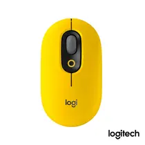 Mouse Sem Fio Bluetooth Logitech POP Amarelo