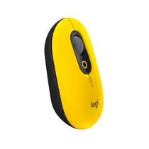 Mouse Sem Fio Bluetooth Logitech POP Amarelo