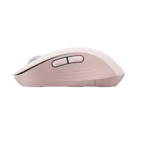 Mouse Sem Fio Logitech Signature M650 Rose, Clique Silencioso, 2000DPI, Pilha Inclusa, Conexão Bluetooth e USB