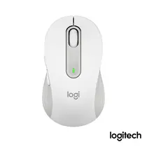 Mouse Sem Fio Bluetooth e USB Logitech Signature Compacto M650 Off White