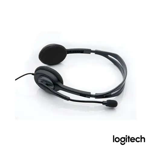 Fone de Ouvido Headset P2 com Microfone Logitech Preto H111
