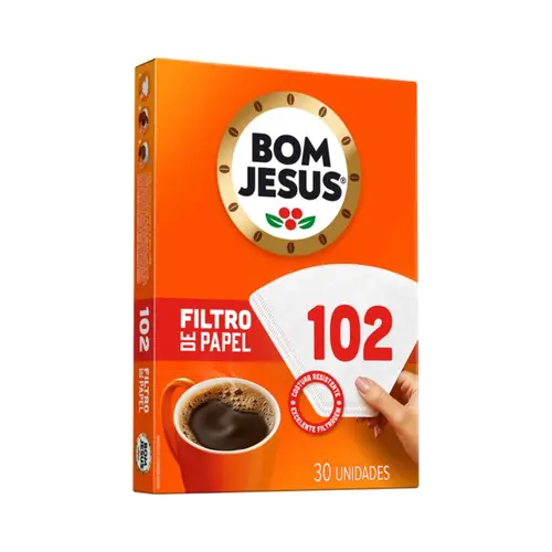 Filtro Café Bom Jesus 102 30 Unidades