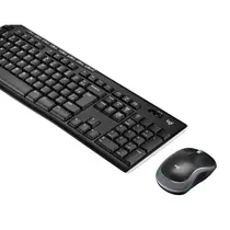 Kit Teclado e Mouse Sem Fio Logitech MK270 Preto, com Teclas de Mídia de Fácil Acesso, Conexão USB e Pilhas Inclusas