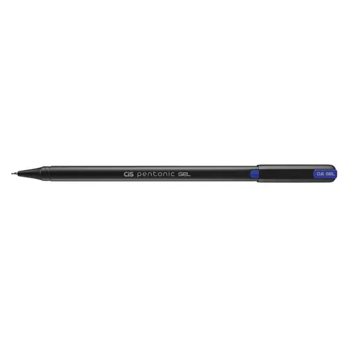 Caneta Gel 0.6mm Cis Pentonic Azul com 12 Unidades