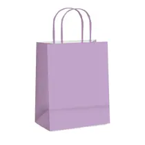 SACOLA PAPEL PRESENTE M 26CMX19,5CMX9,5CM CROMUS LILAS 10 UN