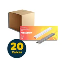 Grampo Galvanizado 26/6 5000 unidades Maxprint com 20 caixas