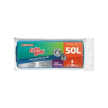 Saco para Lixo 50 Litros 63cmx80cm Rolo 30 Unidades Bettanin Esfrebom