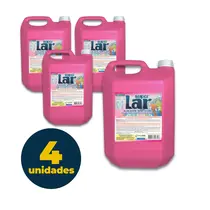 Alvejante Sem Cloro 5 Litros Super Lar com 04 Unidades
