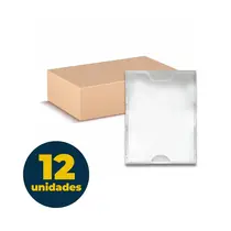 Quadro Multiuso Rígido A5 Dello Cristal com 12 Unidades