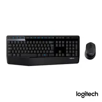 Kit Teclado e Mouse Sem Fio Logitech MK345 Preto, Conexão USB e Pilhas Inclusas