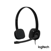 Fone Ouvido Headset P2 com Microfone Logitech H151 Preto
