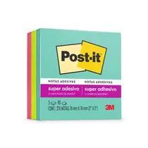 BLOCO RECADO ADESIVO REMOVIVEL 076MMX076MM POST-IT 270FL COLECAO SUPERNOVA 18 UN