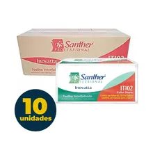 Toalha de Papel Branca 22cmx21,6cm 2400 Folhas Dupla Santher Inovatta