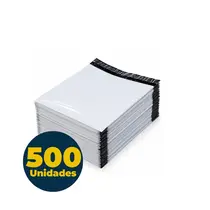 Envelope Plástico Segurança 19cmx25cm Liso com 500 Unidades