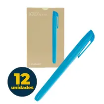 Marca Texto Azul com 12 Unidades