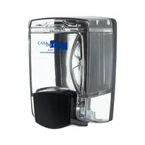 Saboneteira PC 13,3x8,1x11cm Reservatório Box 400ml Clear Preta LICL400