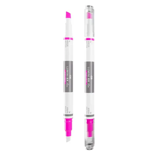 Marca Texto Apagável Cis Lumini EX Slim Pastel Magenta com 06 Unidades