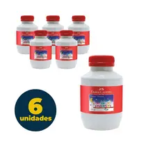 Tinta Guache Faber-Castell 250ml Branco com 12 Unidades