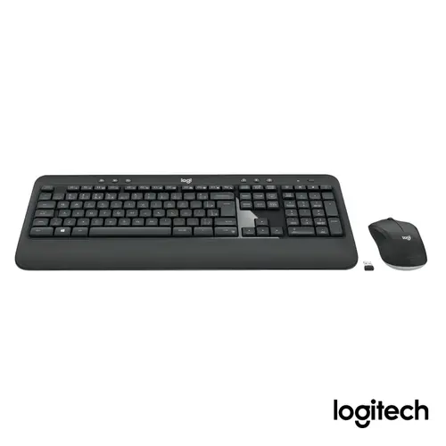Kit Teclado e Mouse sem Fio Logitech MK540  Preto, com Teclas de Mídia de Fácil Acesso e PIlhas Inclusas