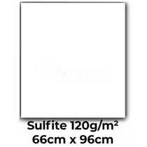 PAPEL SULFITE 66CMX96CM 120G 125 FL