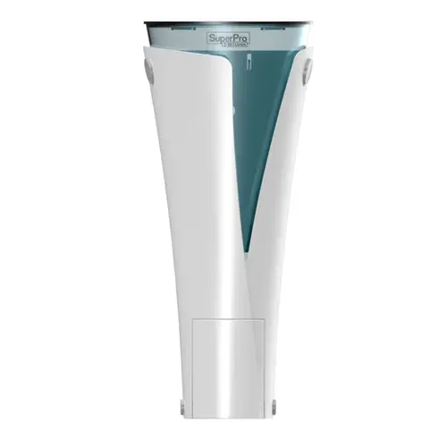 Saboneteira com Reservatório Líquido 750ml Superpro Vision Branca com 04 unidades
