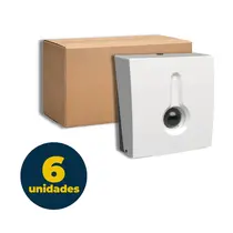 Toalheiro Interfolhas 500 Folhas 2D Superpro Branco com 06 Unidades